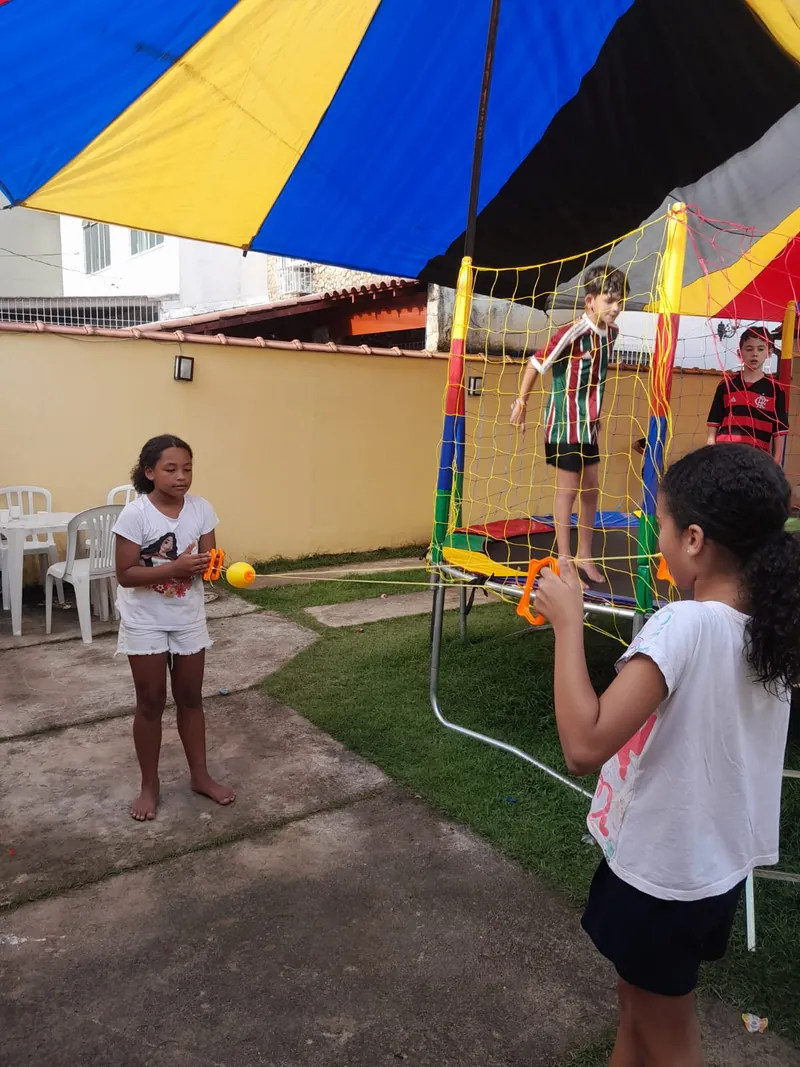 Espaço colorido e acolhedor para as crianças